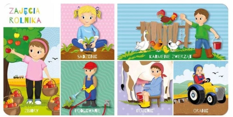 Moje pierwsze 100 słów Na wsi - Książeczka Obrazkowa