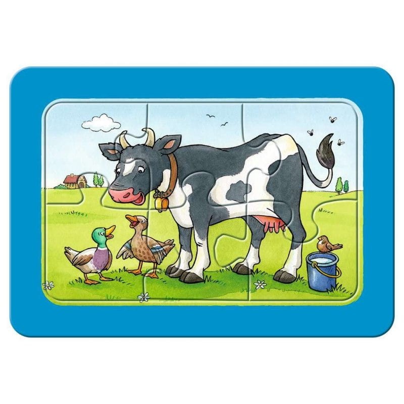 Puzzle w ramce Zwierzęta Wiejskie - Ravensburger