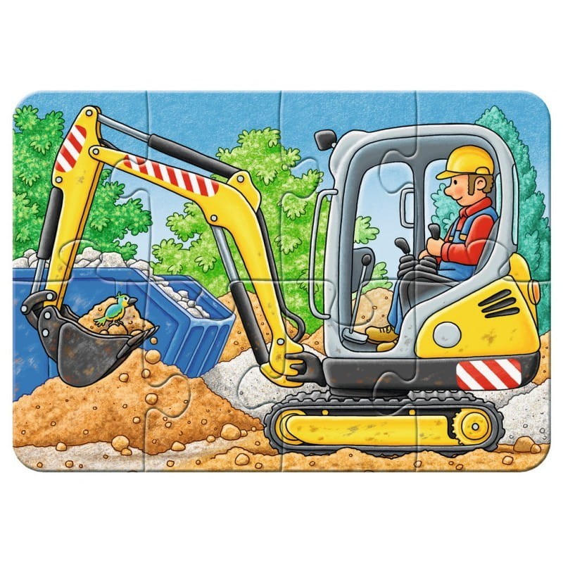 Puzzle progresywne Pojazdy 2,4,6,8 elementów - Ravensburger