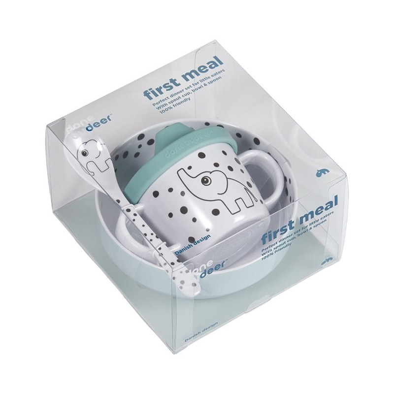 Zestaw Naczyń do Posiłku Happy Dots Blue - Done by Deer