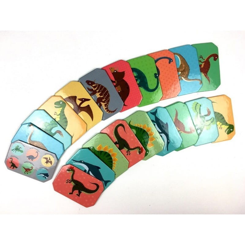 Gra pamięciowa Memory. Dinozaury - Kapitan Nauka