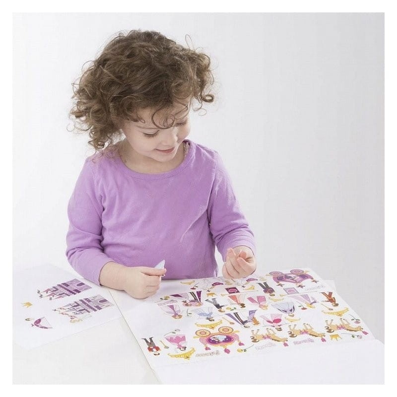 Naklejki Princess Księżniczki Konie 500 szt. - Melissa & Doug