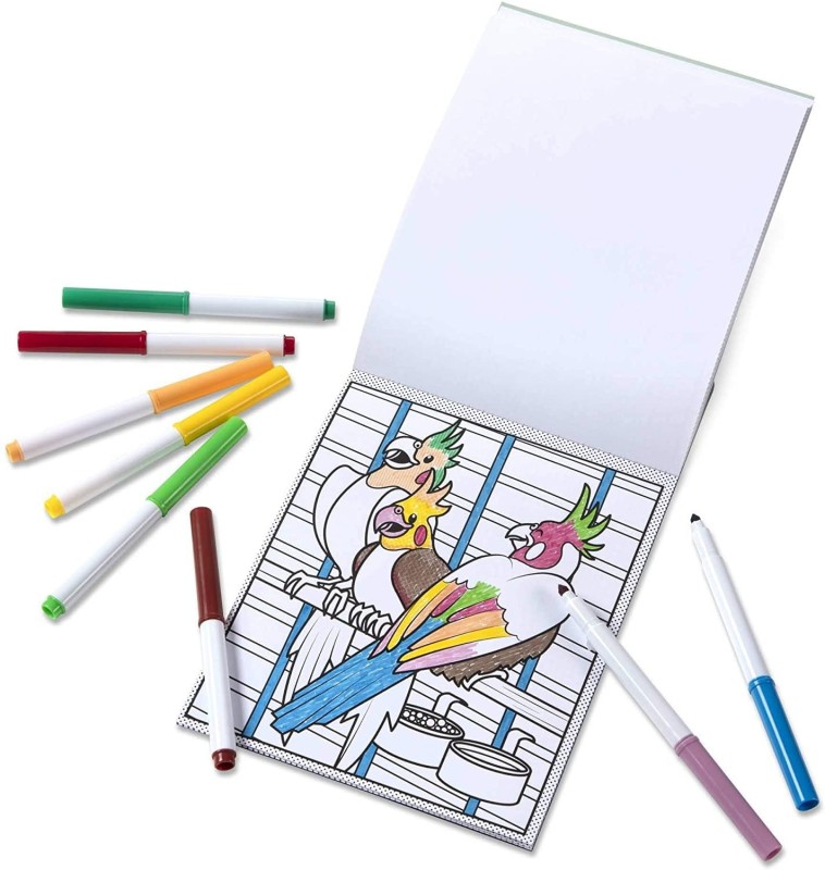 Kolorowanka z Pisakami Domowe Zwierzaki - Melissa & Doug