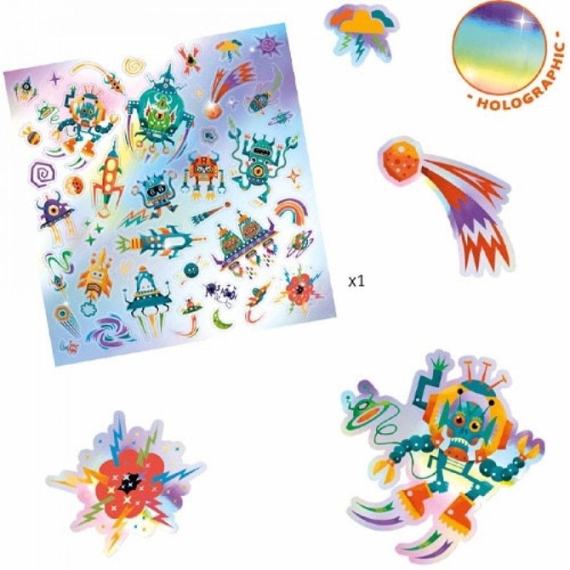 Naklejki Holograficzne Intergalaktyka - Djeco