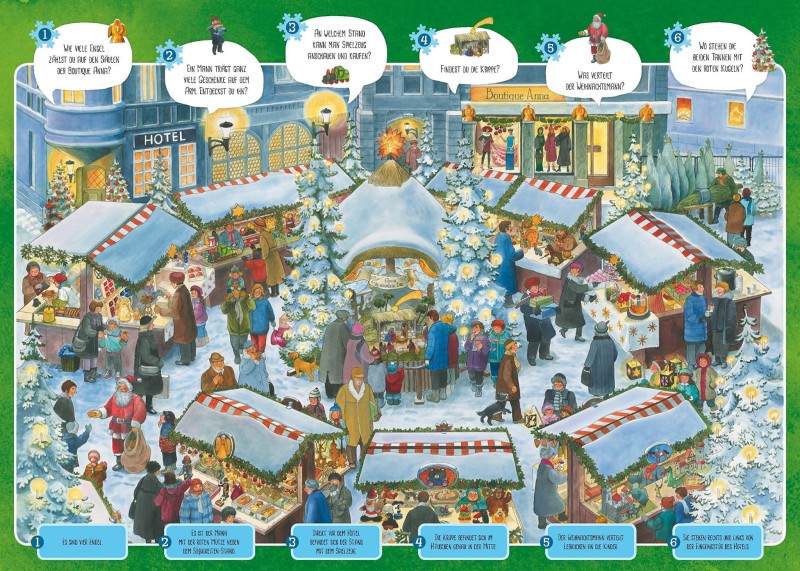 Weihnachtswimmelbuch Anne Suess - po niemiecku