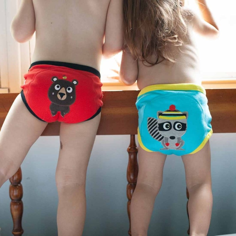 Majtki Treningowe 2-3 lata Zwierzaki 3 szt. - Zoocchini