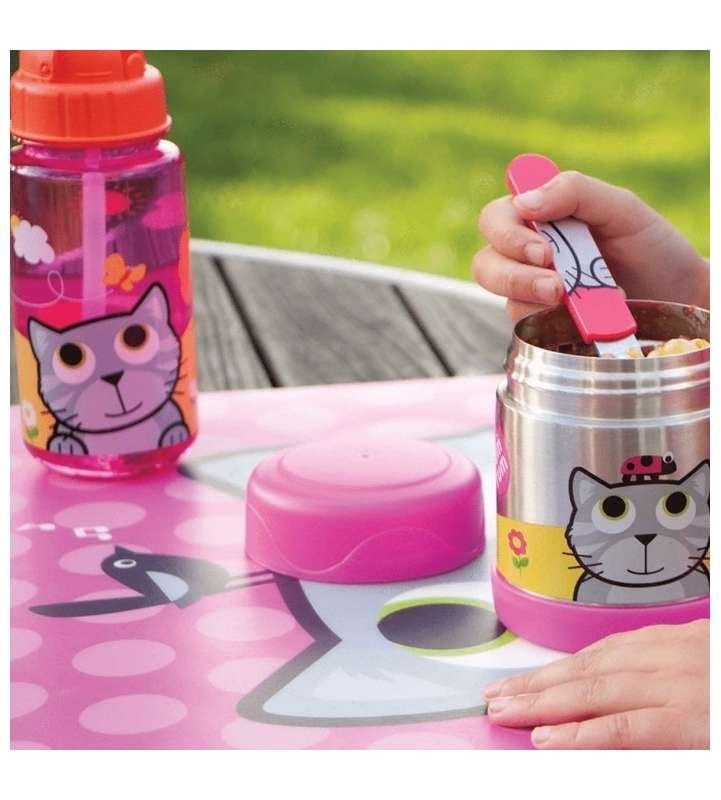 Bidon ze słomką Kotek 350 ml - Tum Tum