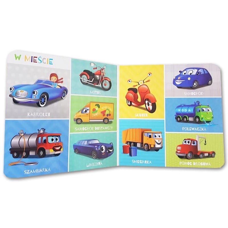 Moje pierwsze 100 pojazdów - Książeczka Obrazkowa