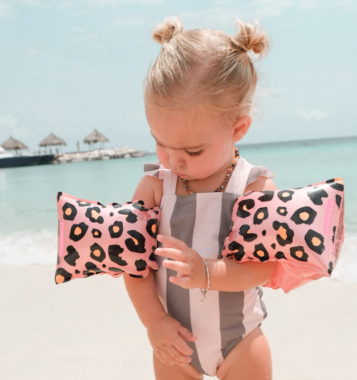 Rękawki do Pływania 2-6 lat Panterka Róż - Swim Essentials