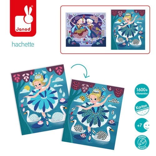 Obrazki do Wyklejenia Cekinami Baletnice - Janod