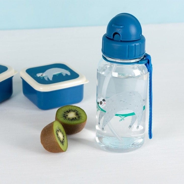 Bidon ze słomką 500 ml Leniwiec - Rex London