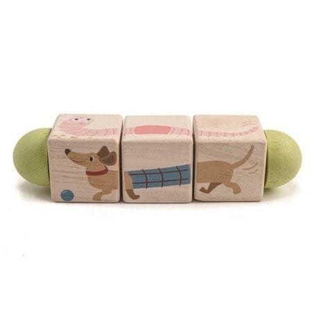 Drewniana Układanka Twist - Zwierzątka - Tender Leaf Toys