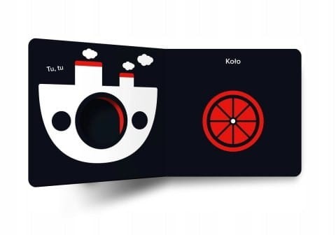 A kuku! Pojazdy Książeczka Kontrastowa