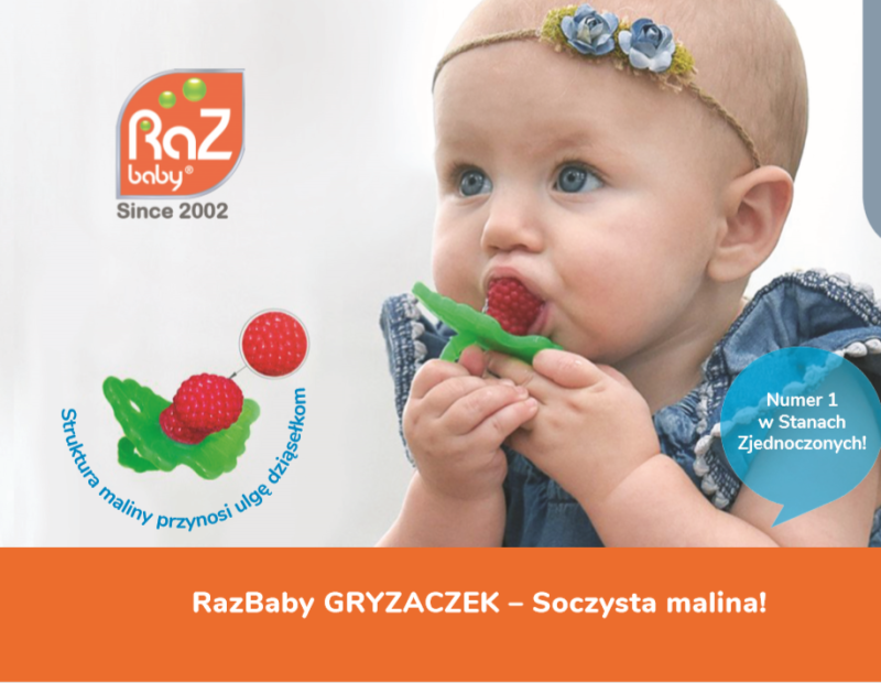 Zestaw 2 Gryzaki Soczysta Malina i Jeżyna - RaZbaby