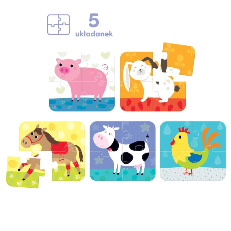 Puzzle Układam Zwierzątka - CzuCzu