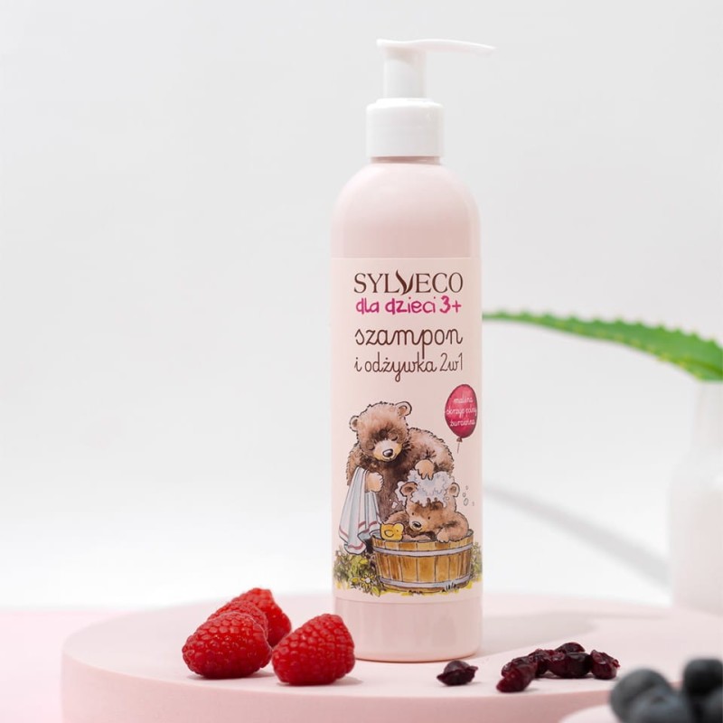 Szampon i odżywka dla dzieci 2w1 - SYLVECO