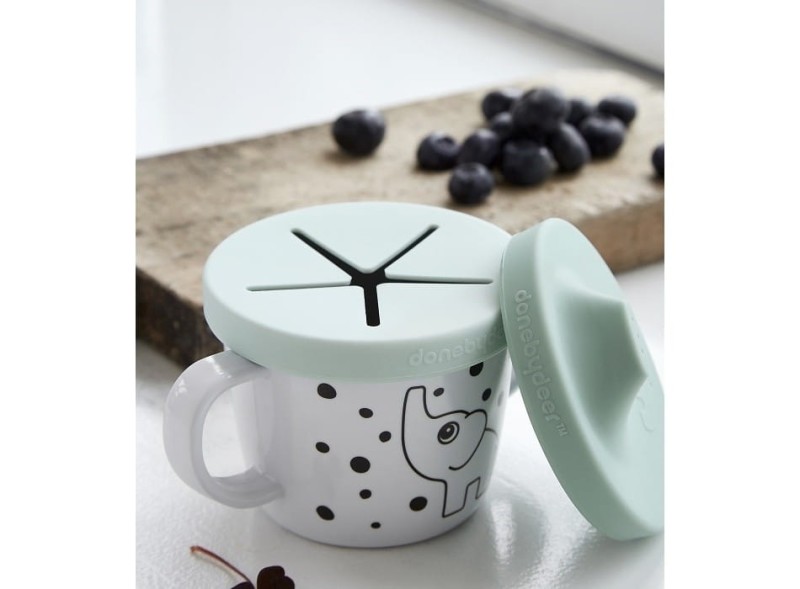 Kubek z Dziubkiem i Niewysypek 2w1 Blue- Done by Deer