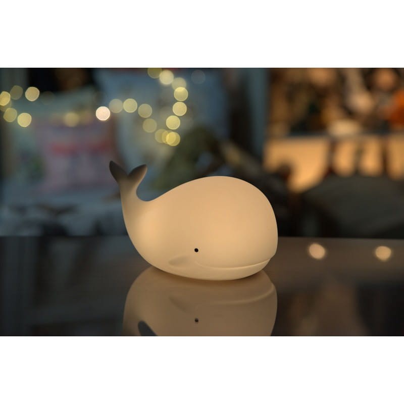 Silikonowa Lampka LED z pilotem Wieloryb - Rabbit & Friends