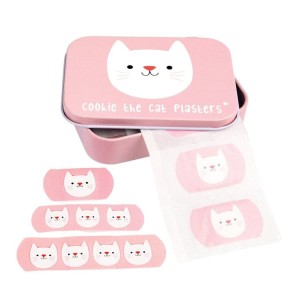 Różowe Plastry opatrunkowe 30 szt. Kotek Cookie -Rex London