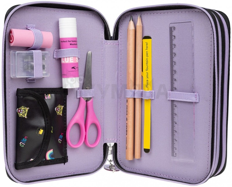 Trójdzielny Piórnik z Wyposażeniem Girlz Club - TOP Model