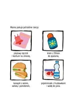 Kicia Kocia na plaży - Książeczka dla dzieci