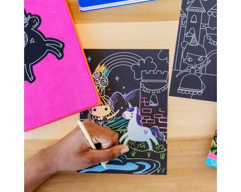 Zdrapywanki Księżniczki Scratch & Scribble - Ooly