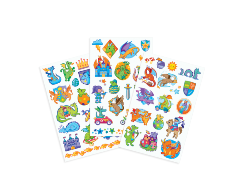 Tatuaże Tymczasowe Dziecięce Smoki - Ooly