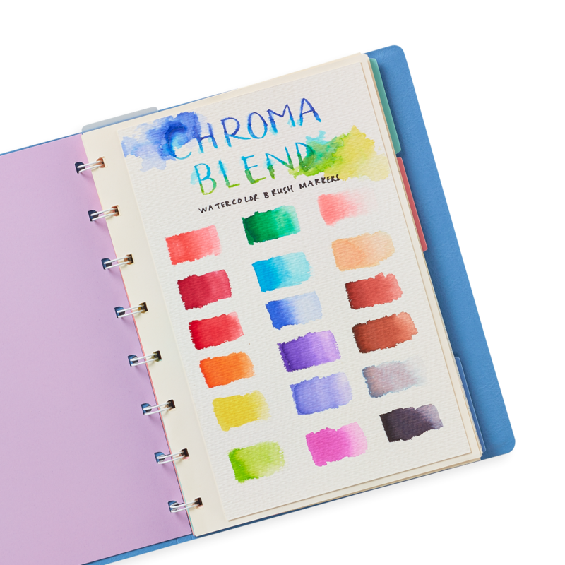 Pędzelkowe Flamastry Akwarelowe 18 szt. Chroma Blends - Ooly