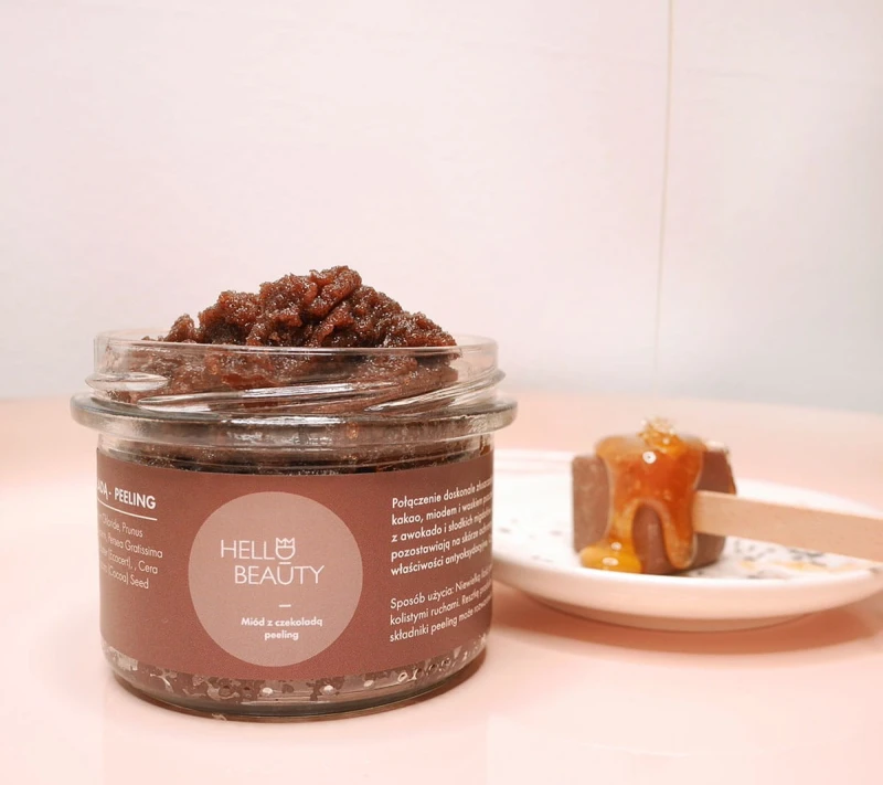 Peeling solny czekolada z miodem - Lullalove