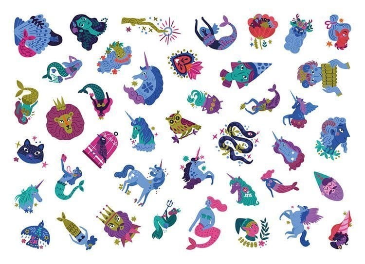 Zmywalne Tatuaże dla Dzieci Ocean - Auzou