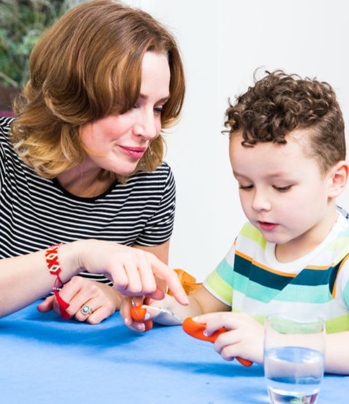 Sztućce Nana's Manners Widelec i Nóż ETAP 3 Różowy 3-9 lat