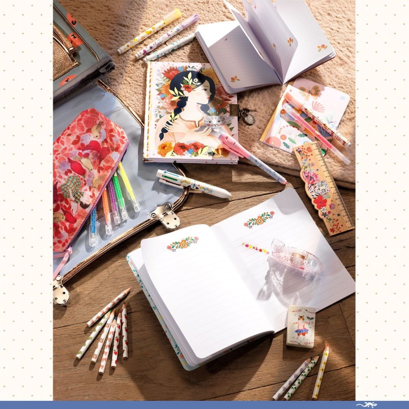 Mini kredki ołówkowe 10 kolorów Lovely Paper – Djeco