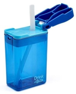 Bidon ze Słomką Borówkowy 235 ml - Drink in the Box