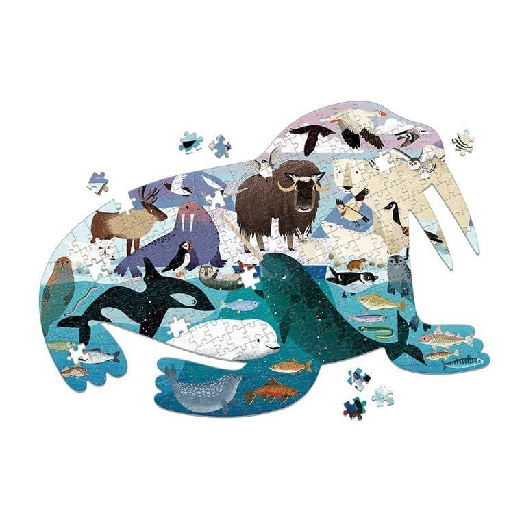 Puzzle kształty Mors Arktyka 300el. - Mudpuppy