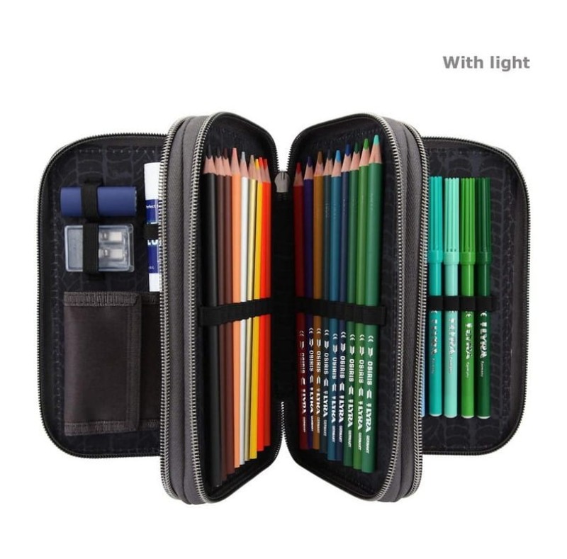 Świecący Piórnik z Wyposażeniem Monster Cars - Depesche