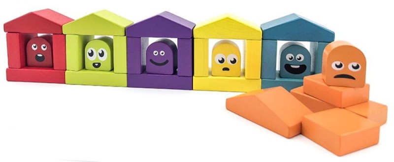 Klocki Drewniane z Emocjami - Cubika