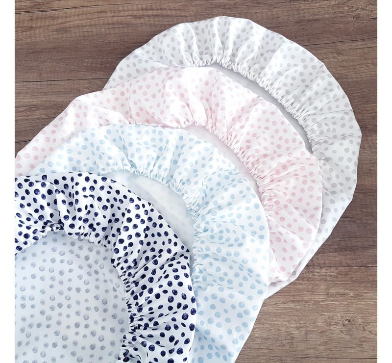 Bawełniane Prześcieradełko do Łóżeczka 60x120 cm Eucalyptus - BabySteps