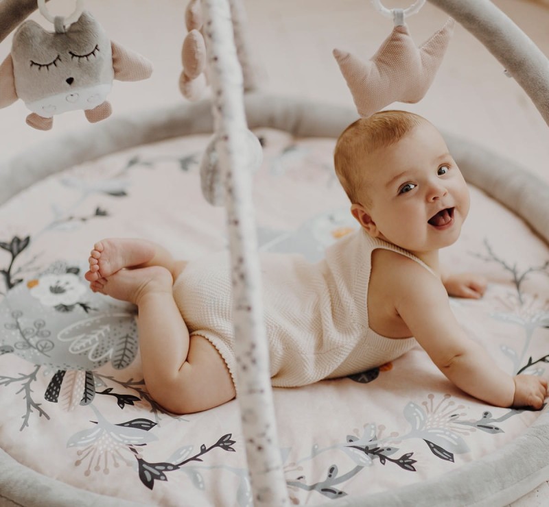 Mata Edukacyjna z Pałąkami Nature - BabySteps
