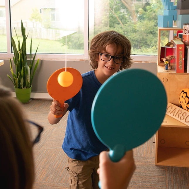 Door Pong domowy Ping Pong bez Stołu - Fat Brain Toys
