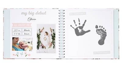 Pamiątkowy Album Dziecka od Narodzin Floral - Pearhead