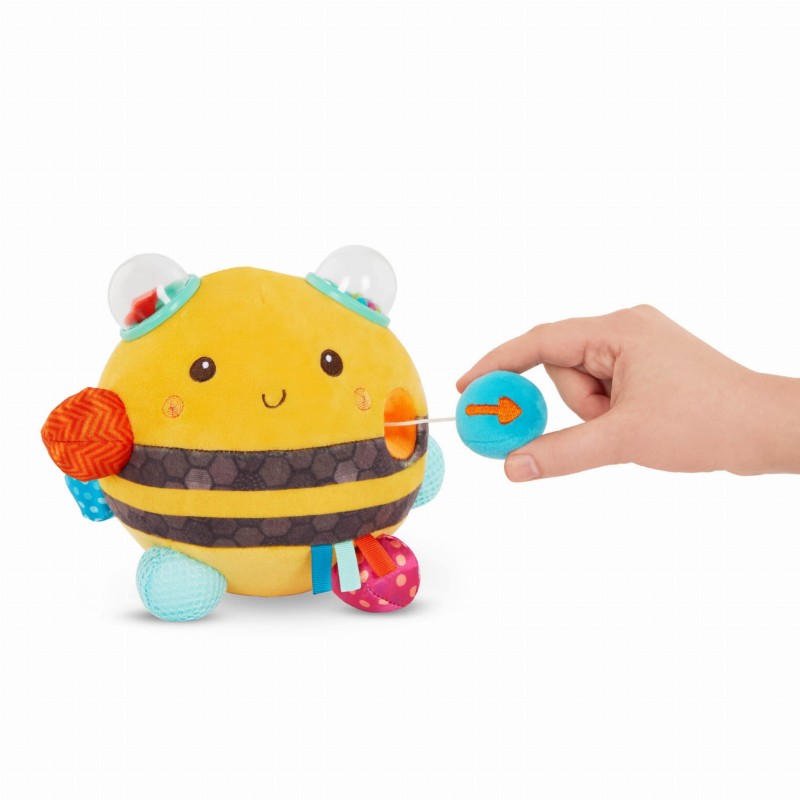 Brzęcząca Pszczółka Sensoryczna Fuzzy Buzzy Bee – b.toys
