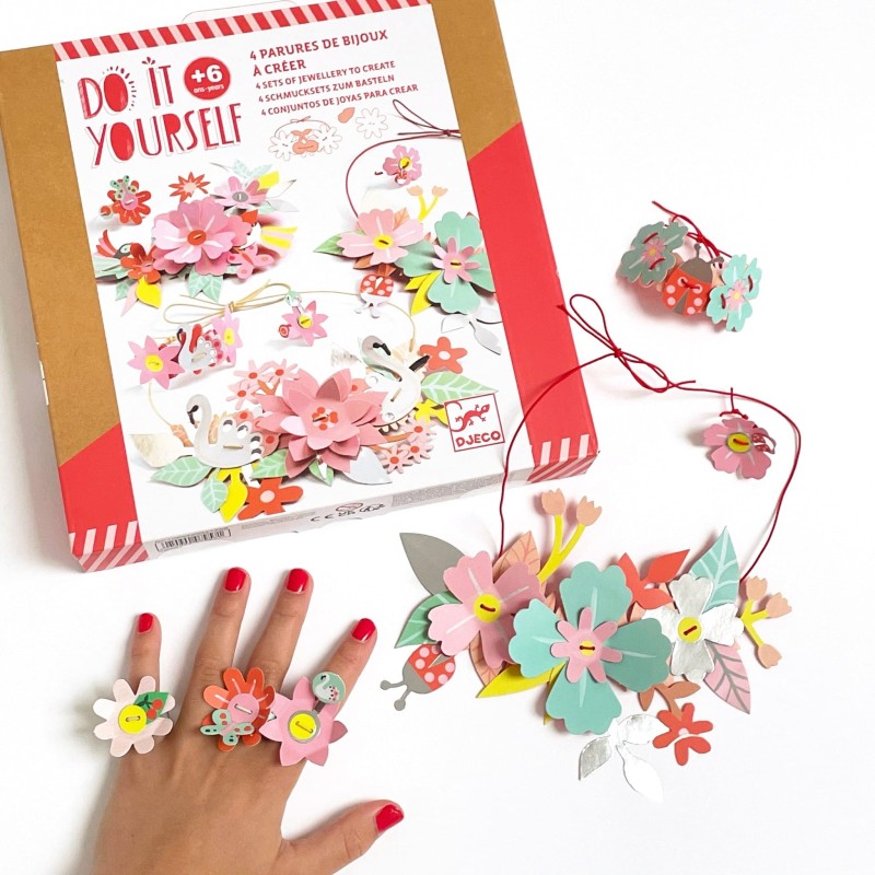 Zestaw do Tworzenia Papierowej Biżuterii DIY - Djeco