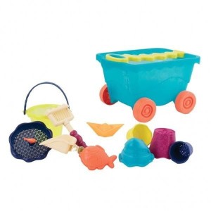Przyczepka do Piasku Wagonik z akcesoriami Wavey - B.toys
