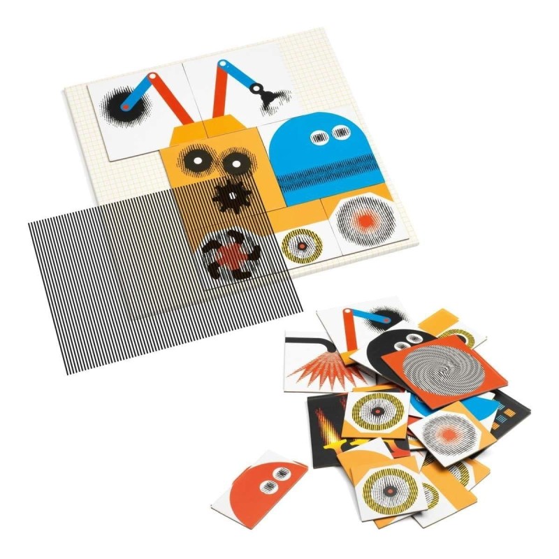 Puzzle Magnetyczne Kinoptik Pojazdy 37 el. - Djeco
