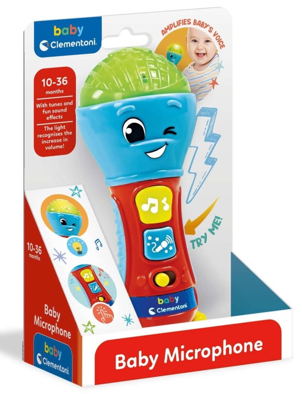 Mikrofon dla Dzieci z Dźwiękiem i Światełkiem - Clementoni