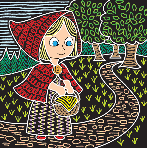 Kreatywne Wydrapywanki na Kołowrotku - klasyczne bajki