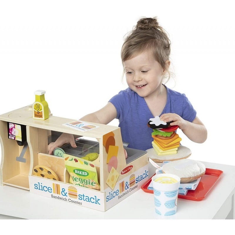 Bar Kanapkowy Slice & Stack Sandwich Counter - Melissa & Doug