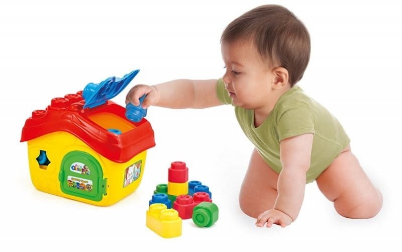 Domek pełen miękkich klocków Clemmy Baby - Clementoni