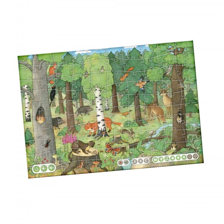 Puzzle 100 el Nasz las - Czytaj z Albikiem