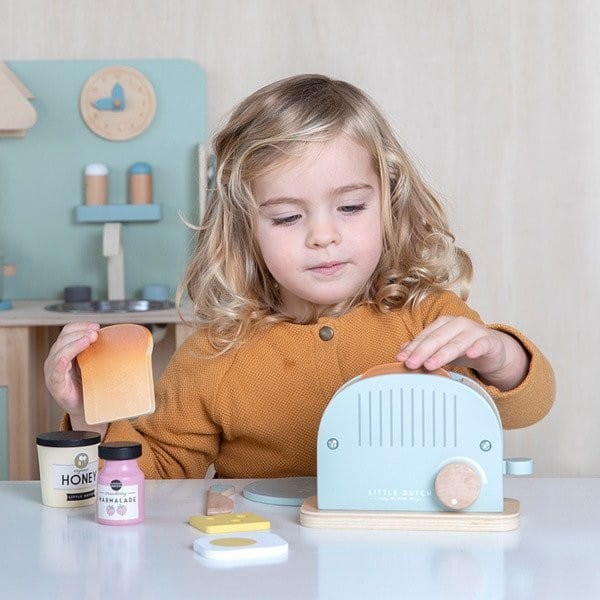 Drewniany Toster z Akcesoriami - Little Dutch